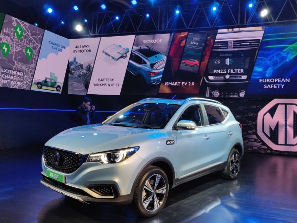 MG ZS EV Electric Internet SUV Unveiled in India • TechVorm