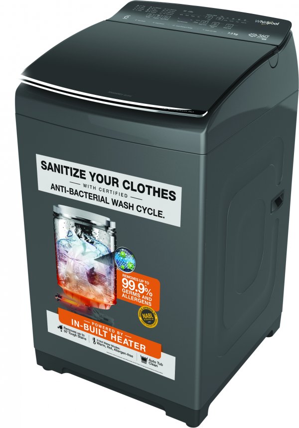 Whirlpool inbuilt Heater Washing Machines Launched • TechVorm