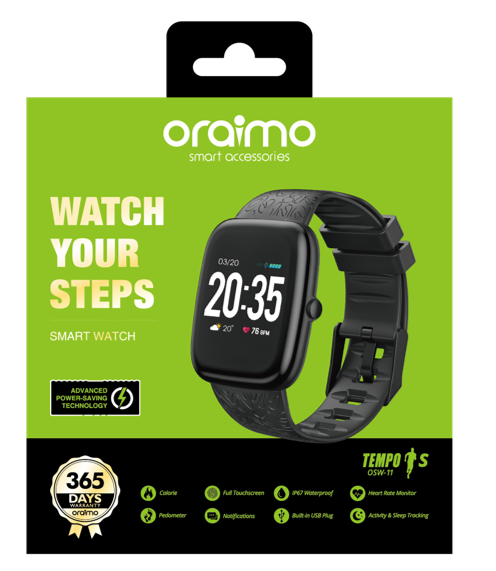 Oraimo smart best sale watch features