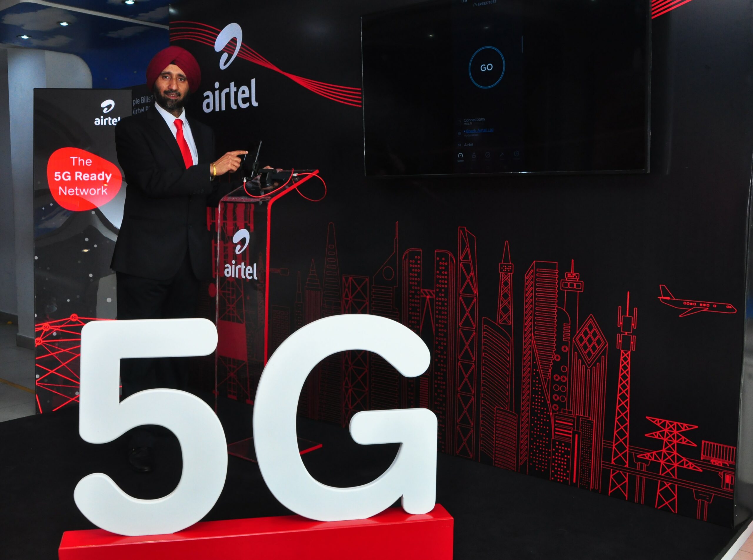 Airtel 5G Network Showcased in Hyderabad • TechVorm