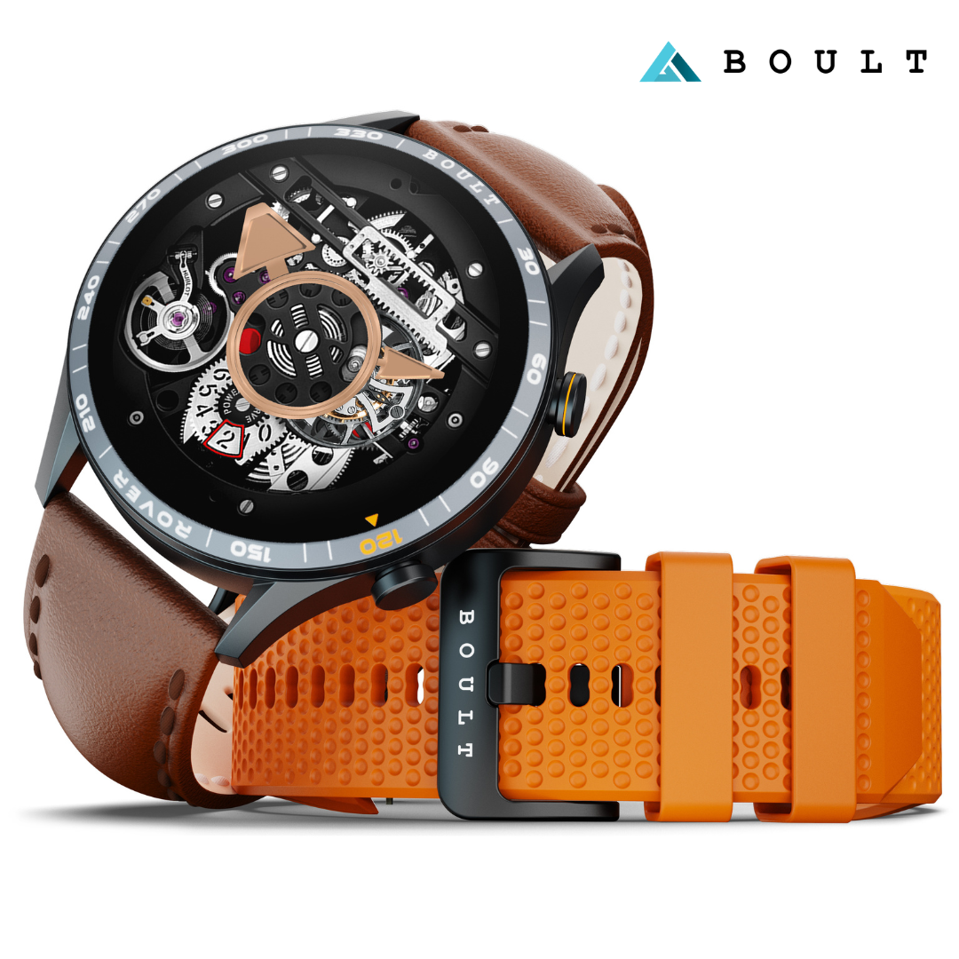 Boult Audio Rover Smartwatch with 10 Days Battery Life, AMOLED Display